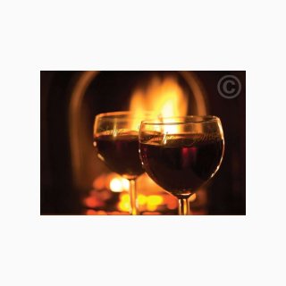 Red Wine by the Fire