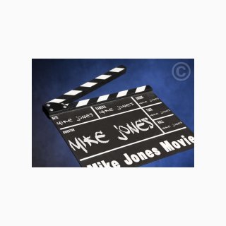 Movie Set Clapper Board