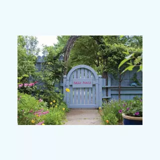 Blue Garden Gate